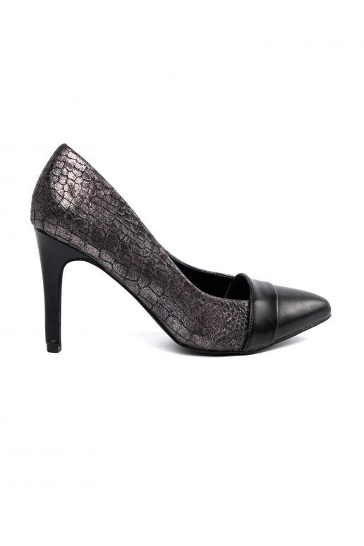 Obuv Černé wężowy wzór Obuv Černé wężowy wzór