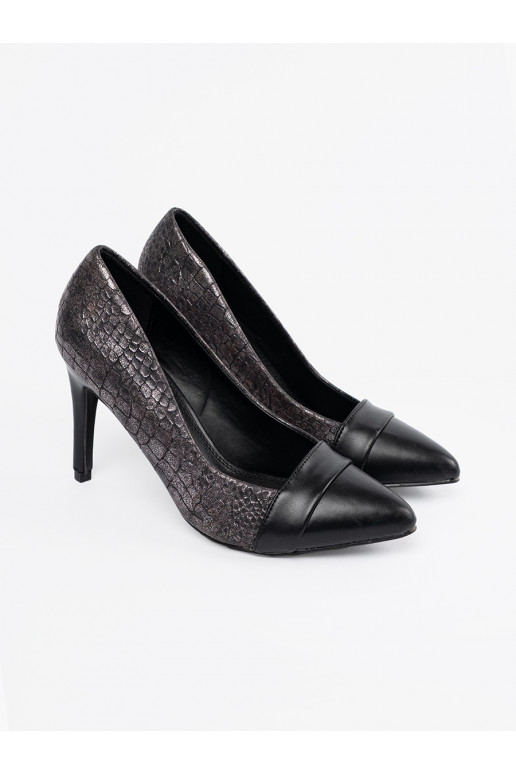 Obuv Černé wężowy wzór Obuv Černé wężowy wzór