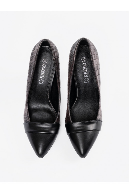 Obuv Černé wężowy wzór Obuv Černé wężowy wzór