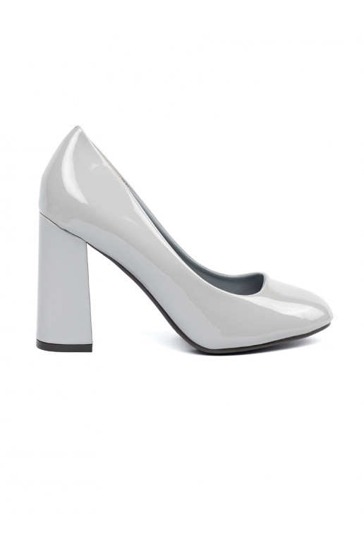 šedá  vysoké podpatky šedá  vysoké podpatky