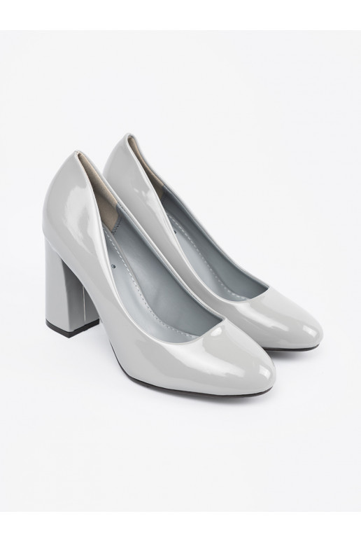 šedá  vysoké podpatky šedá  vysoké podpatky