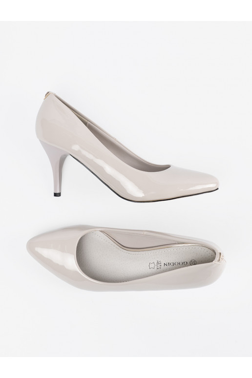 šedá vysoké podpatky šedá vysoké podpatky