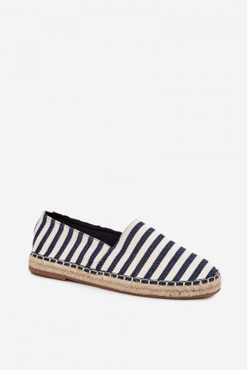 Espadrilky Z  s pruhy tmavě modrá Kerenz