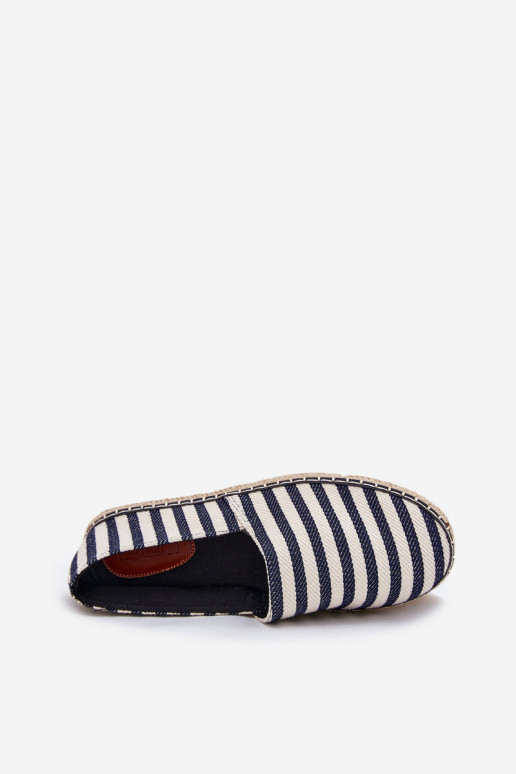 Espadrilky Z  s pruhy tmavě modrá Kerenz  Espadrilky Z  s pruhy tmavě modrá Kerenz