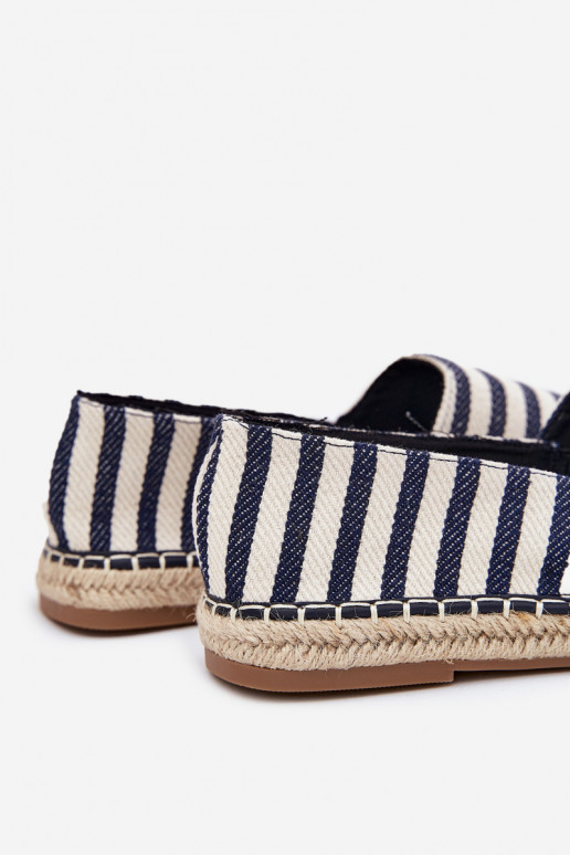 Espadrilky Z  s pruhy tmavě modrá Kerenz  Espadrilky Z  s pruhy tmavě modrá Kerenz