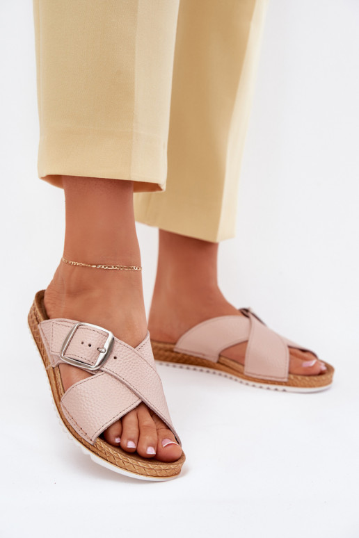 Pantofle  s přezkami Inblu VO0004GU růžová