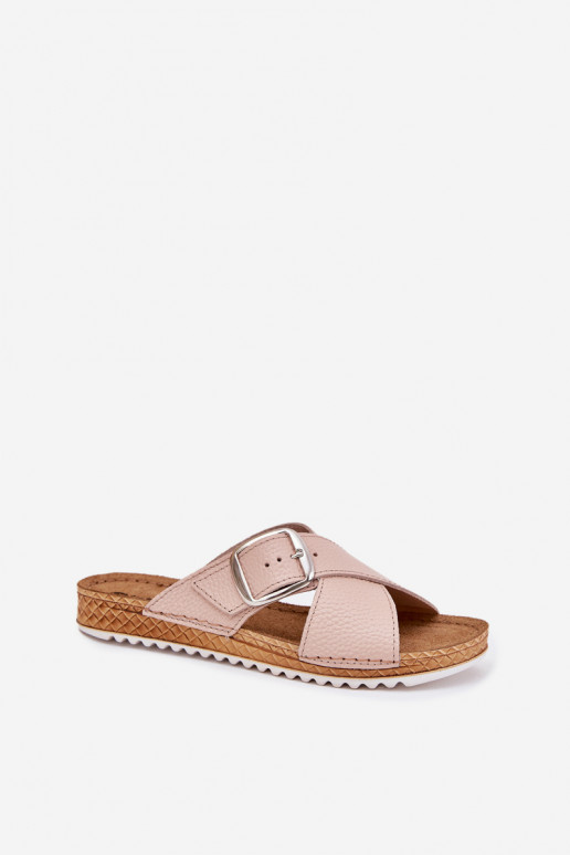 Pantofle  s přezkami Inblu VO0004GU růžová