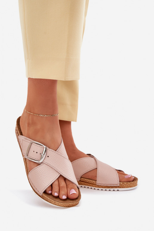 Pantofle  s přezkami Inblu VO0004GU růžová