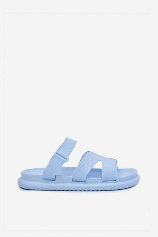 Guma Dámské pantofle s popruhy modrá Tavirae