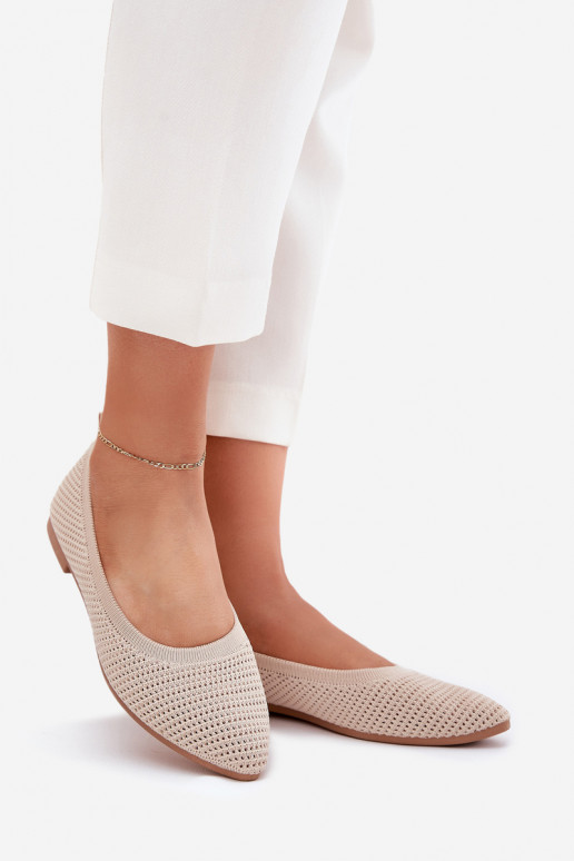  Materiál baleríny  béžové Sarina