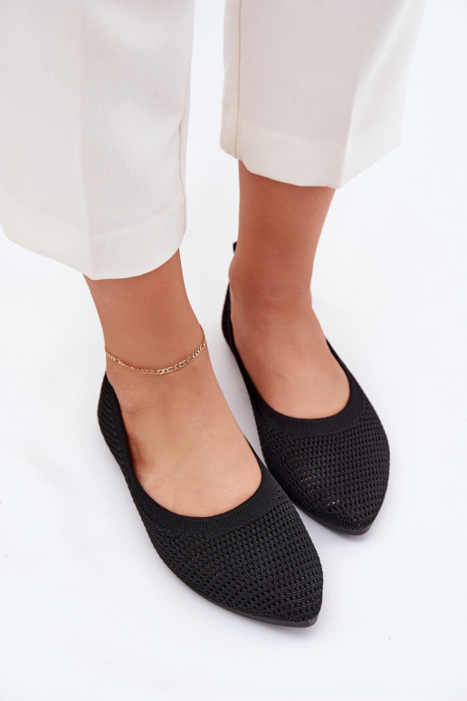  Materiál baleríny  Černé Sarina