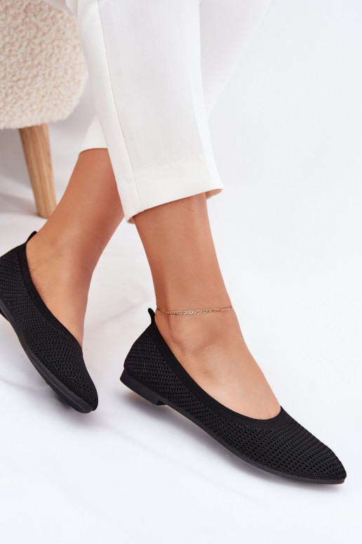  Materiál baleríny  Černé Sarina