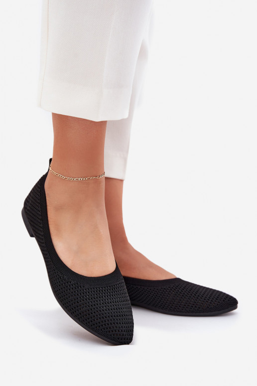  Materiál baleríny  Černé Sarina