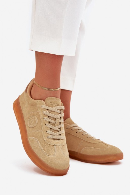 ze semiše Tenisky  Big Star RR274849 HI-POLY SYSTEM béžové