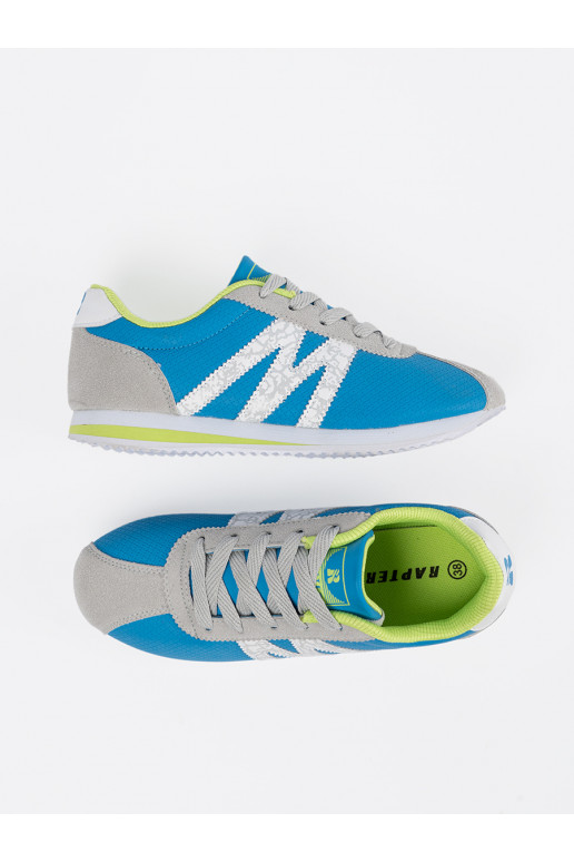 azurová-šedá sportovní obuv azurová-šedá sportovní obuv