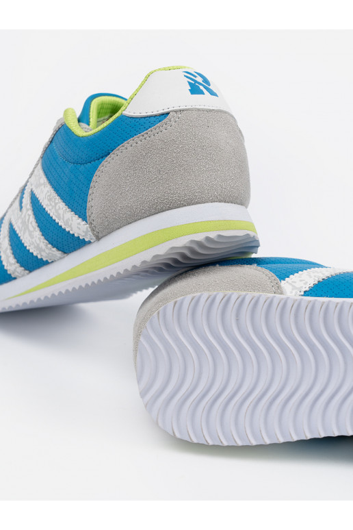 azurová-šedá sportovní obuv azurová-šedá sportovní obuv
