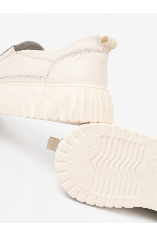 boty  s platformou beż boty  s platformou beż