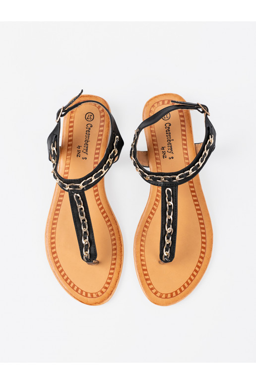 Žabky z ozdobnym łańcuszkiem  Žabky z ozdobnym łańcuszkiem