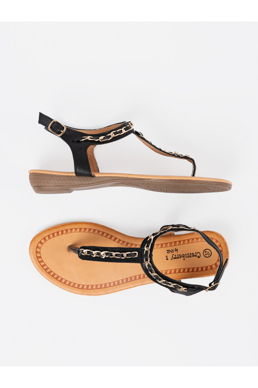 Žabky z ozdobnym łańcuszkiem  Žabky z ozdobnym łańcuszkiem