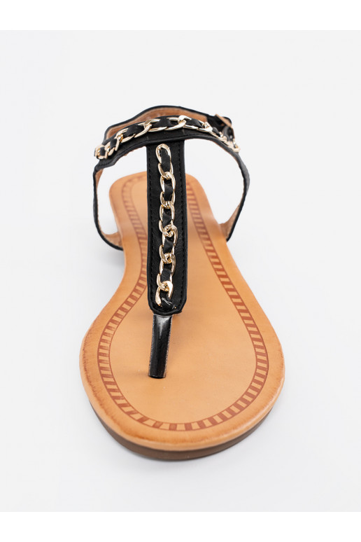 Žabky z ozdobnym łańcuszkiem  Žabky z ozdobnym łańcuszkiem