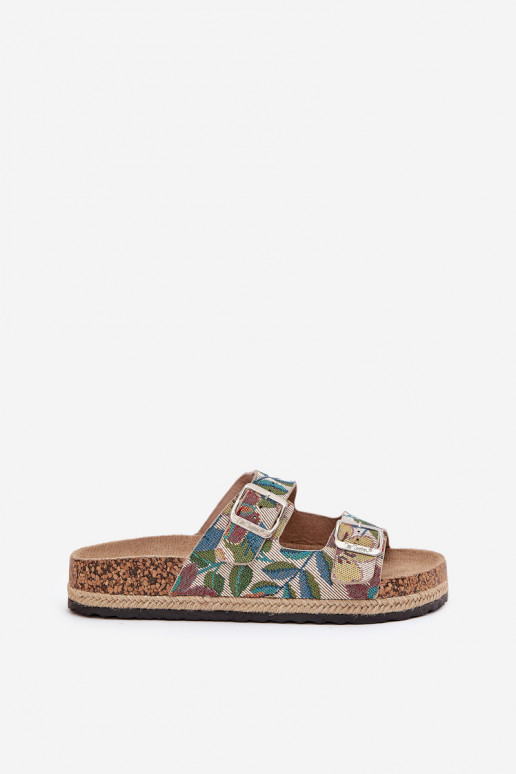  Dámské pantofle s platformou s přezkami Lee Cooper LCW-25-35-3480L různé barvy