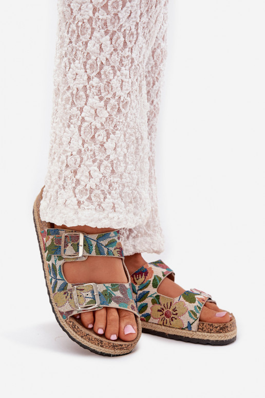  Dámské pantofle s platformou s přezkami Lee Cooper LCW-25-35-3480L různé barvy