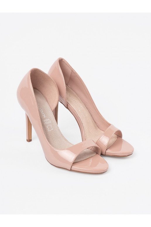 s efektem laku vysoké podpatky open toe s efektem laku vysoké podpatky open toe