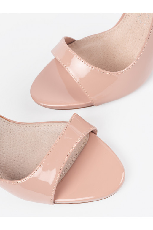 s efektem laku vysoké podpatky open toe s efektem laku vysoké podpatky open toe