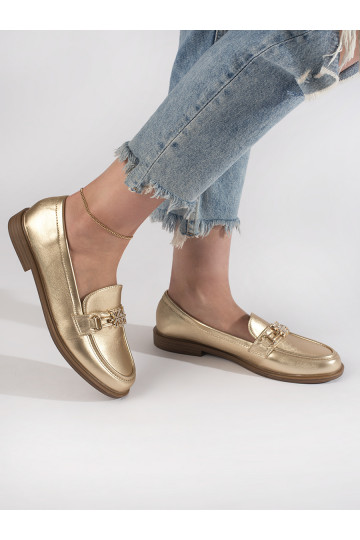 zlaté barvy  Dámské mokasíny 2