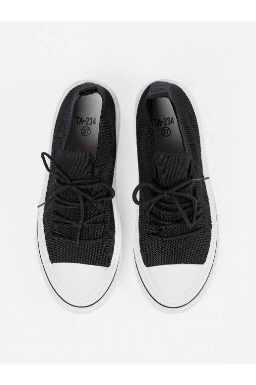 Slip-on vzor boty Černé z ozdobnym m Slip-on vzor boty Černé z ozdobnym m