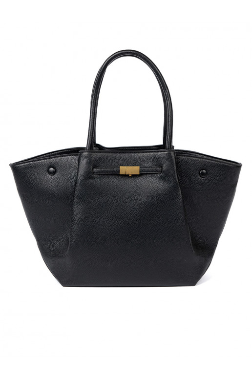  shopperka z fakturowanej skóry ekologicznej