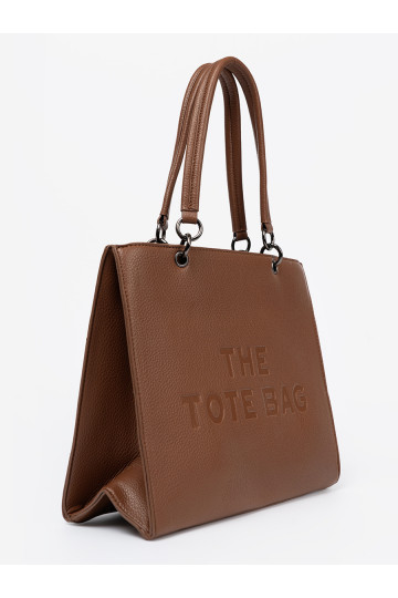Kabelka typu tote ciepłym brązie 2