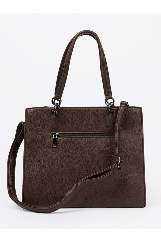 ka kawowa z tłoczonym napisem