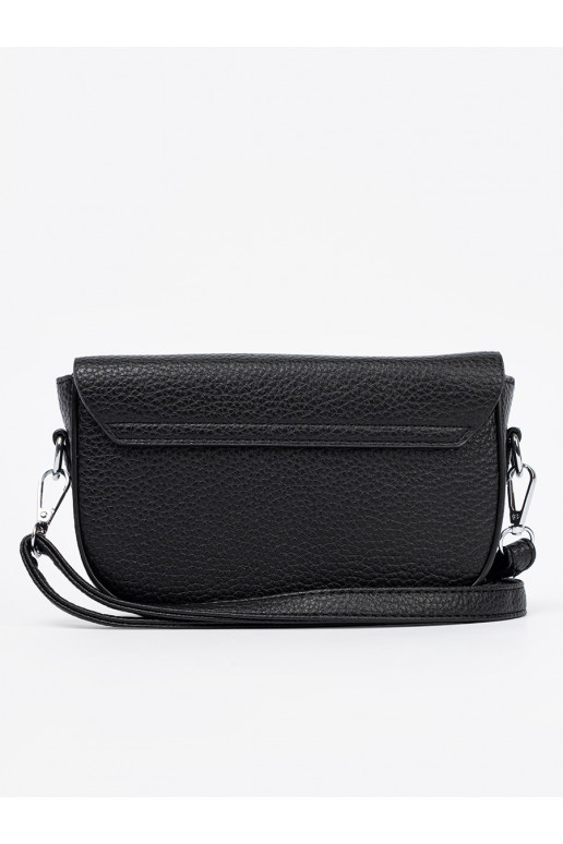 Kobieca kabelka  z dekoracyjnym zapięciem