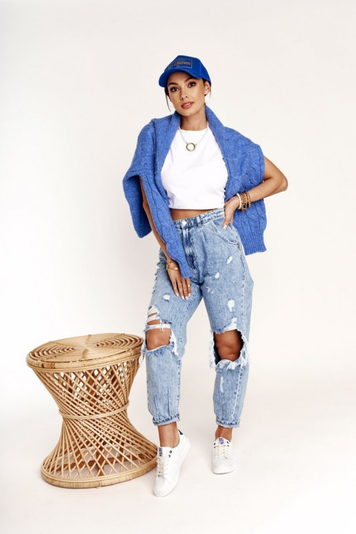 Tenisky BIG STAR BB274211 Bílá a tmavě modrá