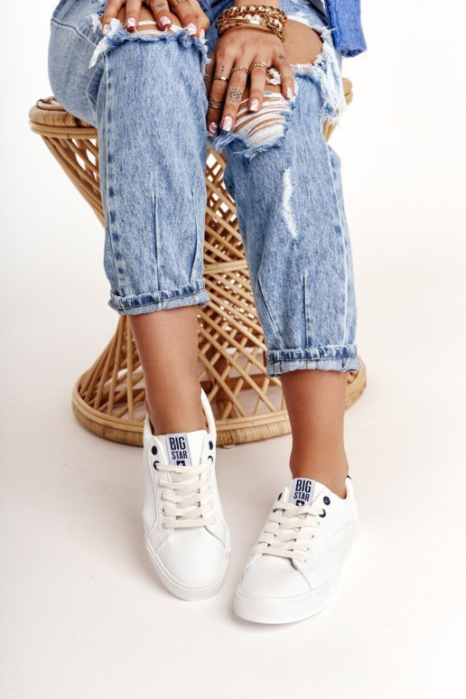 Tenisky BIG STAR BB274211 Bílá a tmavě modrá