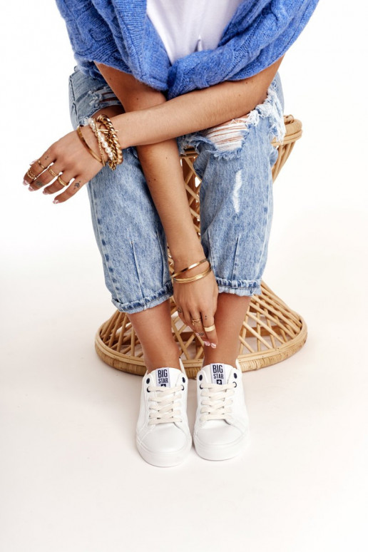 Tenisky BIG STAR BB274211 Bílá a tmavě modrá