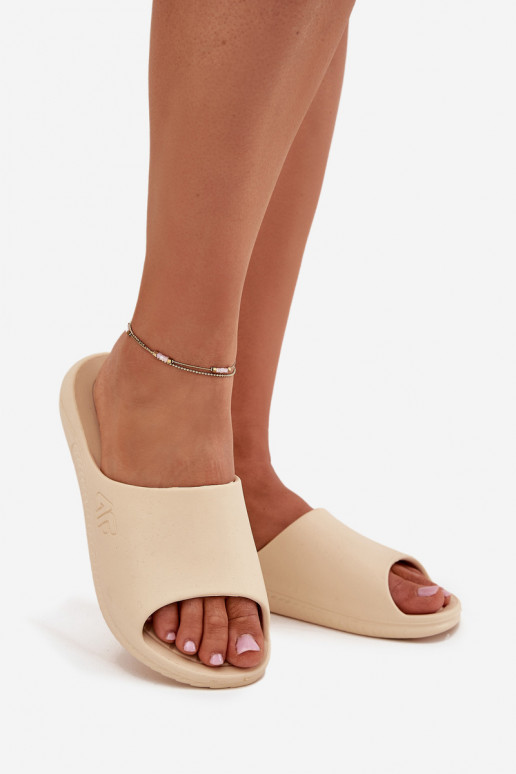  Pantofle 4F 4FMM00FFLIF093A-83S béžové