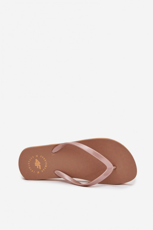   Pantofle 4FMM00FFLIF018-82S hnědá