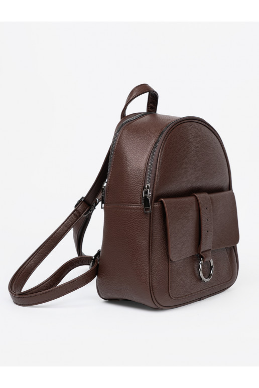 hnědá Batoh z ekologické kůže