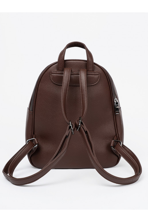 hnědá Batoh z ekologické kůže