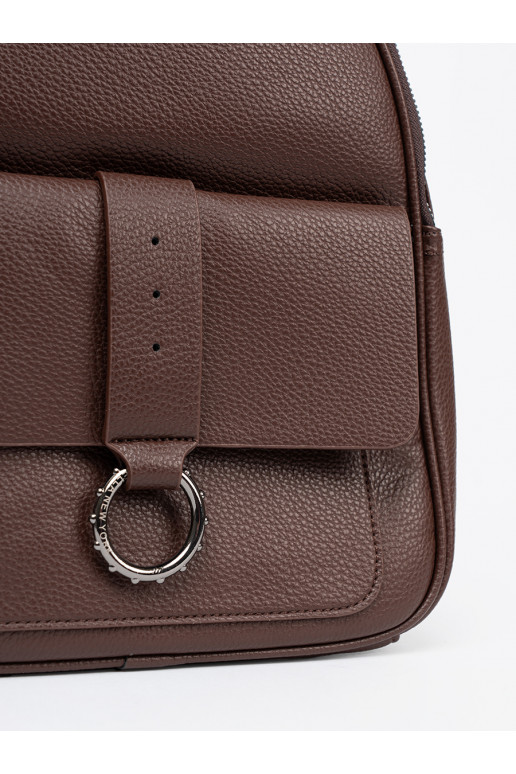 hnědá Batoh z ekologické kůže