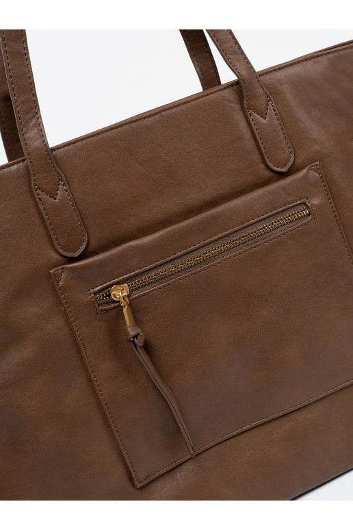 hnědá kabelka ze mi elementami