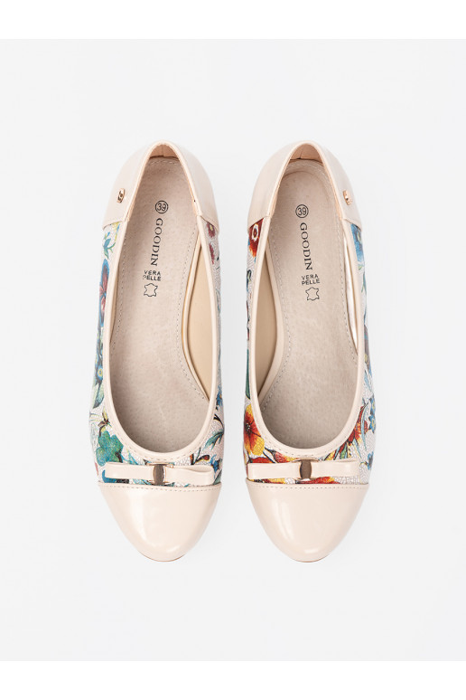 Boty na vysokém podpatku z egzotycznym wzorem Boty na vysokém podpatku z egzotycznym wzorem