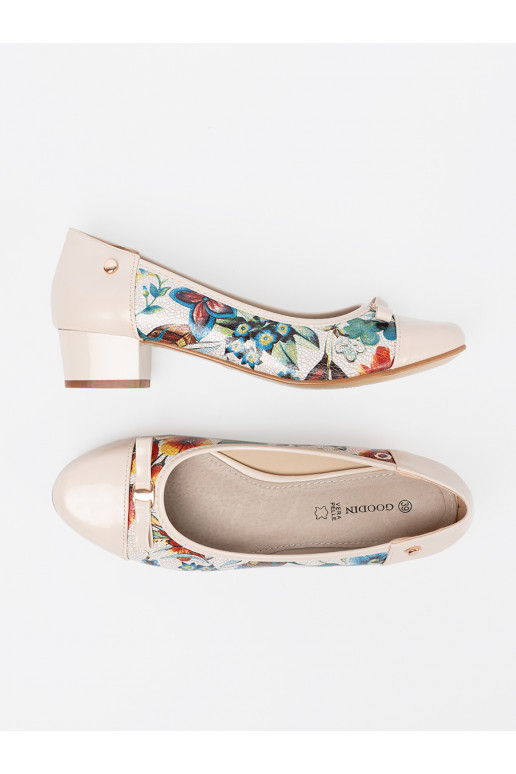 Boty na vysokém podpatku z egzotycznym wzorem Boty na vysokém podpatku z egzotycznym wzorem