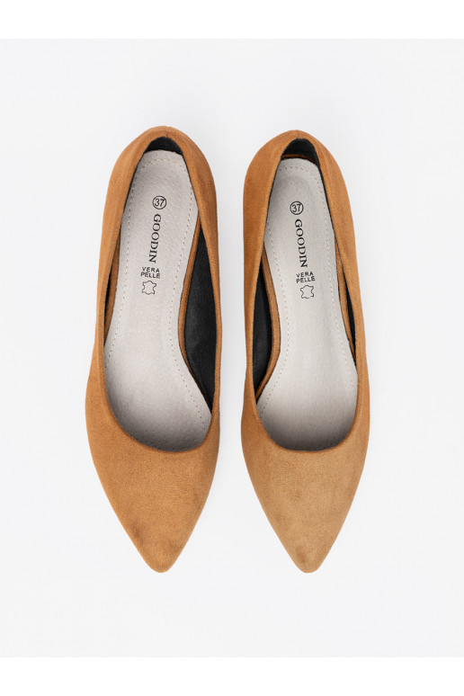 Hn d lodičky s n zk m ozdobn m podpatkem Hn d lodičky s n zk m ozdobn m podpatkem