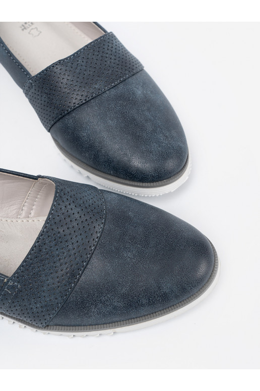 tmavě modrá mokasíny  tmavě modrá mokasíny