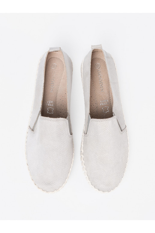 šedá boty slip-on z mi wstawkami šedá boty slip-on z mi wstawkami