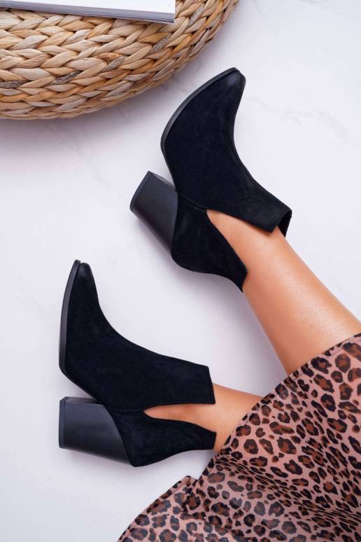 Naiste poolsaapad kõrge jämeda...