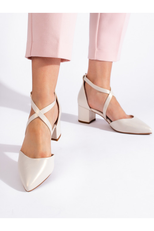 bílé vysoké podpatky Sergio Leone bílé vysoké podpatky Sergio Leone